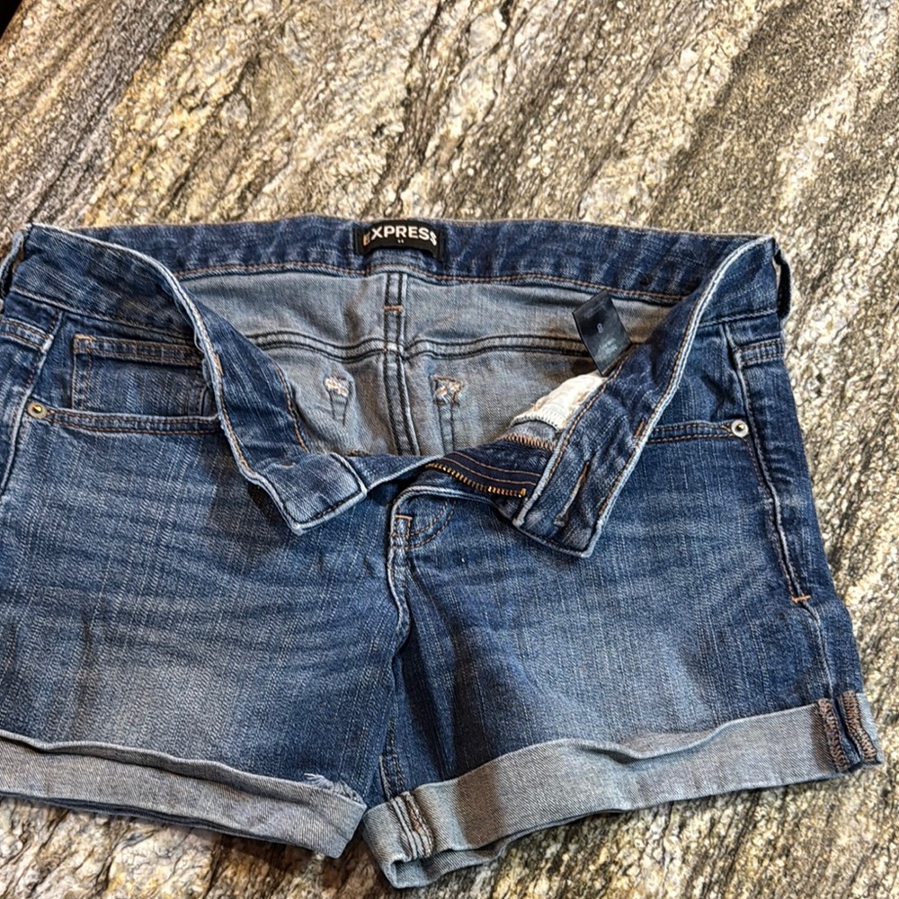 Express Denim Shorts